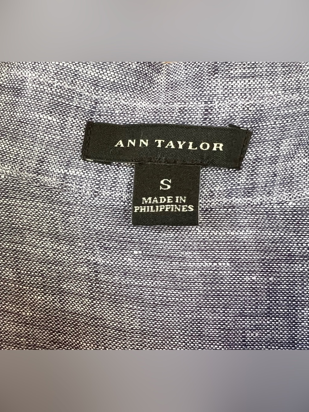 Ann Taylor Linen Button Front Dress S - Picture 7 of 8